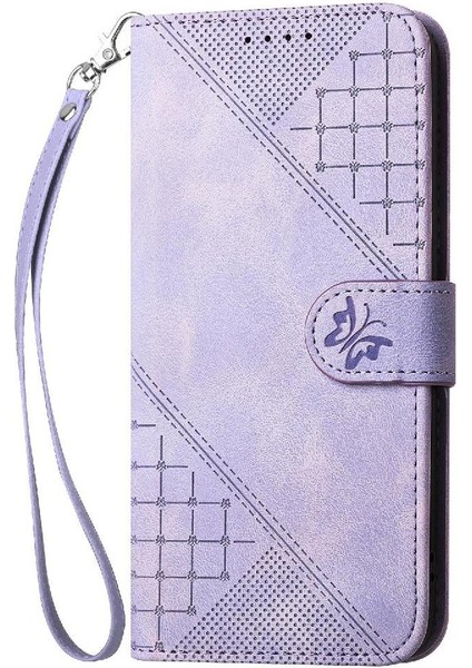 Ayrılabilir El Kayışı ile Galaxy M35 Için Flip Case Kabartmalı Yüksek (Yurt Dışından)