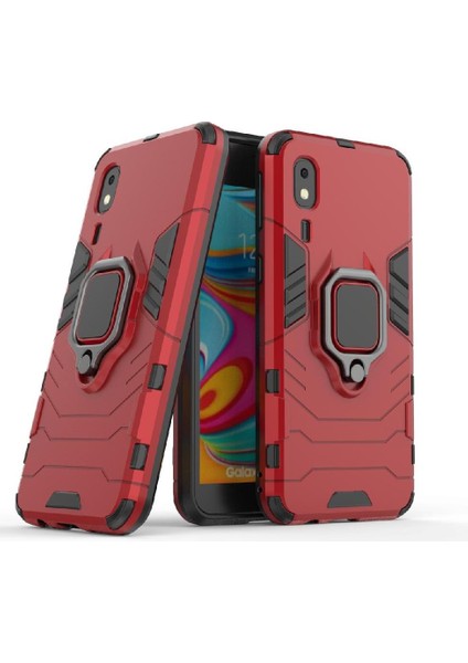Halka Araba Dağı Kickstand Kılıf Galaxy A2 Çekirdek Metal Halka Tutucu (Yurt Dışından)