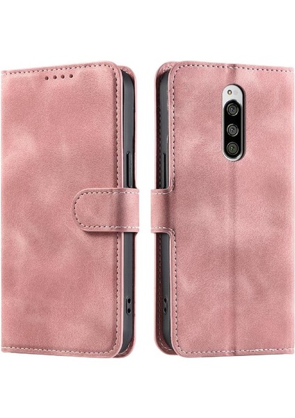 MY Boutique1 Sony Xperia 1 Için Flip Case Bilek Kayışı Kickstand Cüzdan Kart Yuvaları Pu (Yurt Dışından)