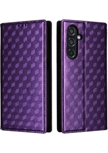 Galaxy M35 5g Cüzdan Manyetik Kapatma Kart Yuvaları Için Flip Case (Yurt Dışından)