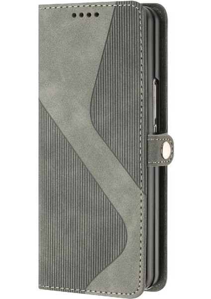 Galaxy Z Için Kılıf Fold 6 Folio Kapak Kart Yuvaları Tutucu Pu Deri (Yurt Dışından)