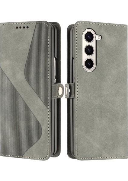 Galaxy Z Için Kılıf Fold 6 Folio Kapak Kart Yuvaları Tutucu Pu Deri (Yurt Dışından) modelleri