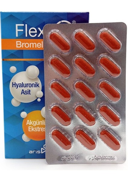 Flexar Bromelain 30 Tablet x 4 paket