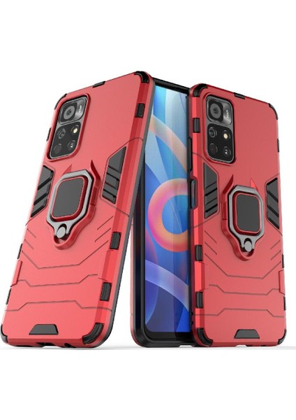 Halka Araba Montaj Kickstand Durumda Xiaomi Redmi Için Not 11T 5g Askeri Sınıf (Yurt Dışından)