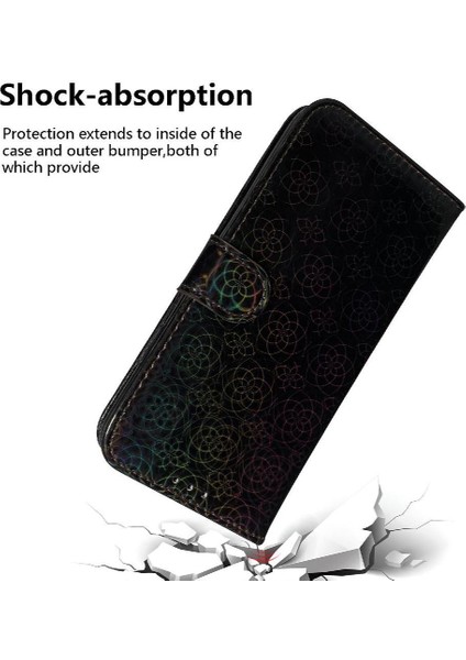 Oneplus Nord 4 Için Flip Case Cüzdan Kılıf Glitter Renkli Standı Tutucu Pu (Yurt Dışından)