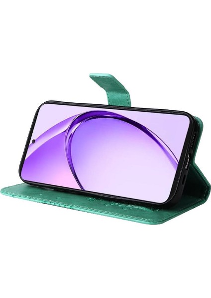Kart Yuvası Standı Flip Kickstand ile Oppo A3 Pro 5g Pu Deri Için Kılıf (Yurt Dışından)