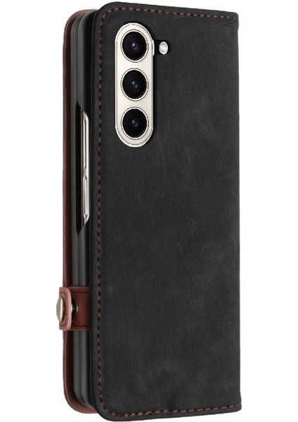 Galaxy Z Için Kılıf Fold Kart Yuvası Standı ile 6 Flip Folio Kitap Pu (Yurt Dışından) modelleri