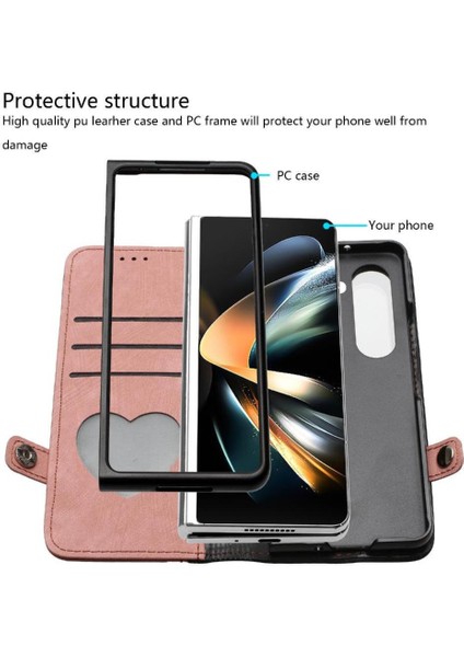 Galaxy Z Için Kılıf Fold Kart Yuvası Standı ile 6 Flip Folio Kitap Pu (Yurt Dışından) indirimleri