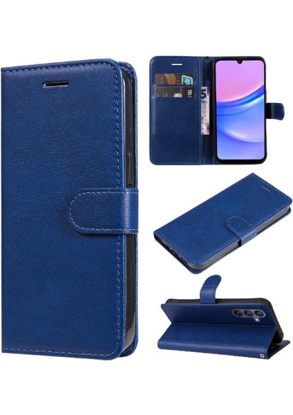 Kart Yuvası ile Galaxy A16 Için Flip Case Yüksek Kalite Deri Telefon (Yurt Dışından)