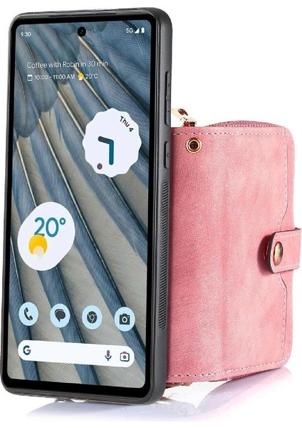 Google Pixel 7A 7 Kart Yuvaları Için Kılıf Ayarlanabilir Kordon Standı Fermuar (Yurt Dışından) indirimleri