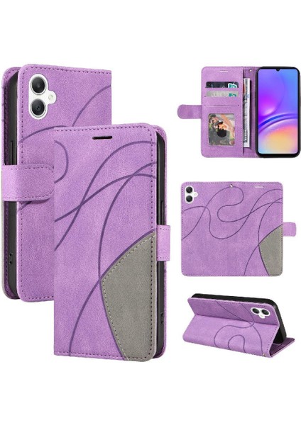 Kart Yuvası Standı ile Galaxy A06 Için Flip Case Flip Folio Kitap (Yurt Dışından)