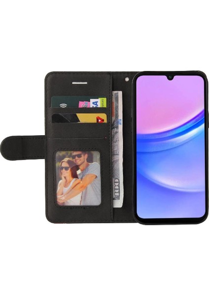 Galaxy A16 Için Flip Case 5g Flip Folio Kitap Dikiş Renk ile (Yurt Dışından)