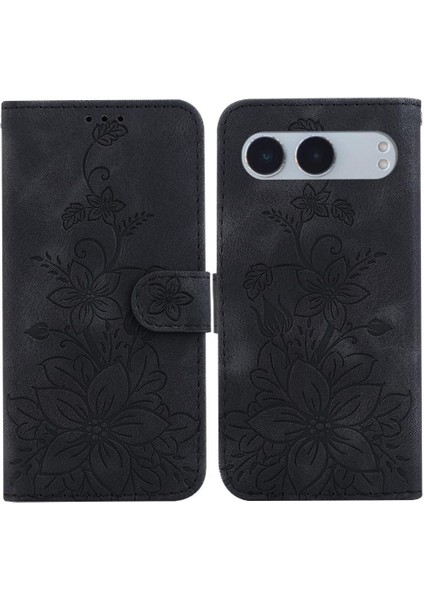 Oneplus Nord 4 Için Flip Case Kabartmalı Zambak Cüzdan Kickstand Manyetik Kart (Yurt Dışından) fırsatları