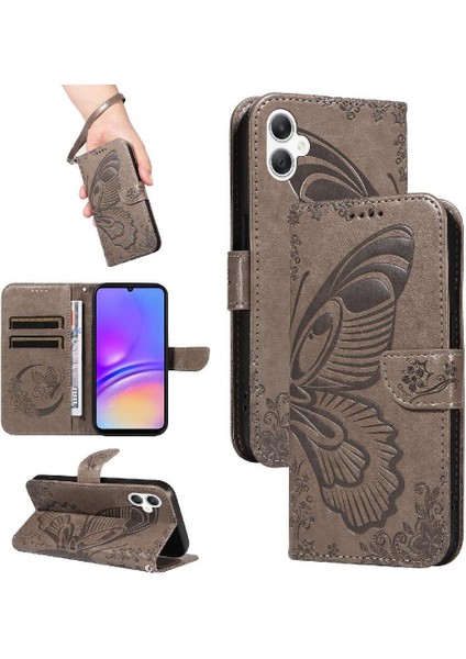 Kredi Kartı Yuvası Kabartmalı Kelebek ile Galaxy A06 Için Flip Case (Yurt Dışından) indirimleri