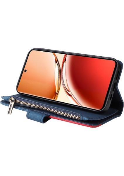 Oppo Oppo 12F 5g Için Kickstand Koruyucu Fermuar Cüzdan Tarzı ile (Yurt Dışından) fiyatları