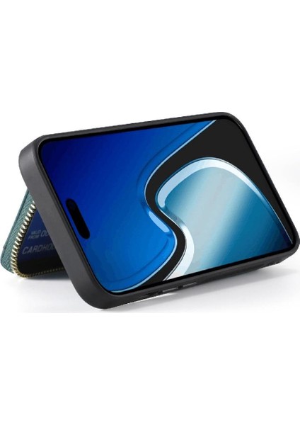IPhone 15 Için Kılıf Artı Premium Deri Ayarlanabilir Kordon 7 Kart Yuvaları (Yurt Dışından)