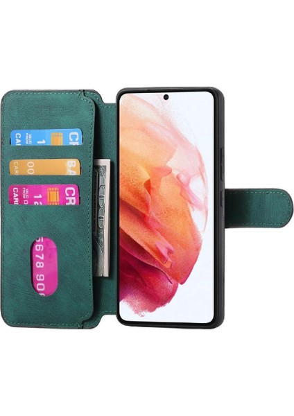 Galaxy S21 Mıknatıs Koruyucu Malzeme Için Flip Case Cüzdan Retro (Yurt Dışından) indirimleri