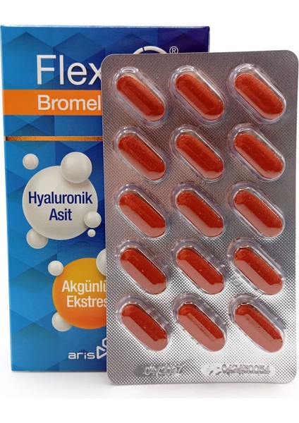 Flexar Bromelain 30 Tablet x 2 paket