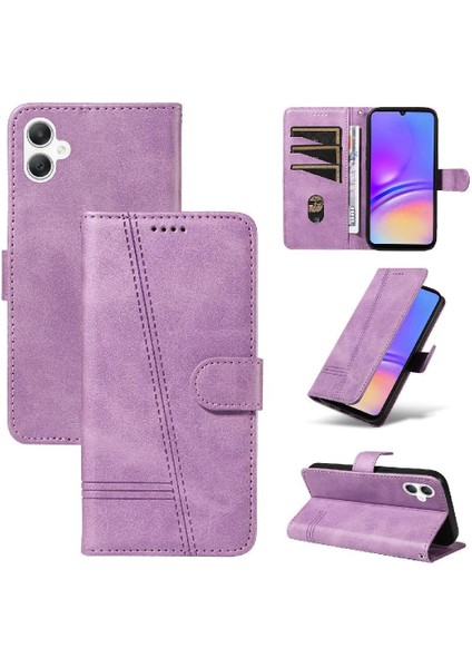 Kredi Kartı Yuvası ile Galaxy A06 Için Filp Durumda Cüzdan Telefon Kılıfı (Yurt Dışından)