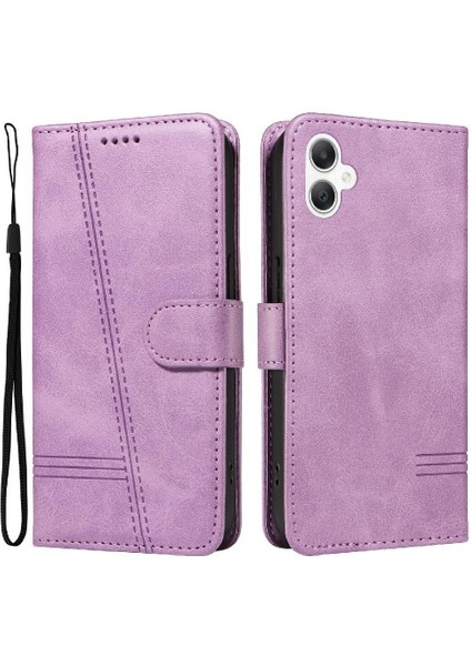 Kredi Kartı Yuvası ile Galaxy A06 Için Filp Durumda Cüzdan Telefon Kılıfı (Yurt Dışından) fırsatları