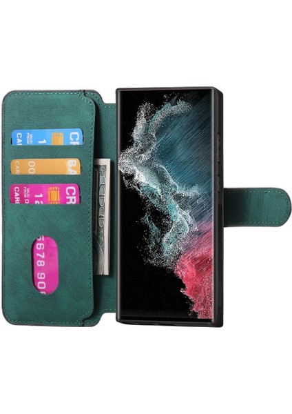 Galaxy S22 Için Flip Case Ultra Cüzdan Kart Standı Retro Mıknatıs (Yurt Dışından) indirimleri