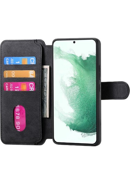 Galaxy S22 Artı Kart Standı Cüzdan Retro Mıknatıs Için Flip Case (Yurt Dışından) indirimleri