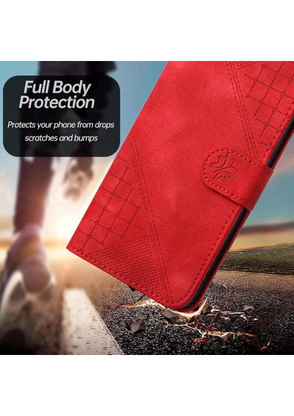 Ayrılabilir El Kayışı Kabartmalı Yüksek ile Oppo Oppo 8 Pro 5g Için Flip Case (Yurt Dışından)