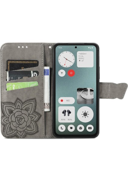 Nothing Kılıf Cmf Telefon 1 Çok Renkli Cüzdan Kelebek Iş Kanat (Yurt Dışından)