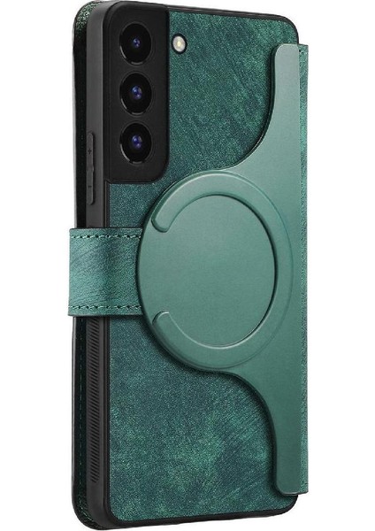 Galaxy S22 Artı Kart Standı Cüzdan Retro Mıknatıs Için Flip Case (Yurt Dışından) fırsatları