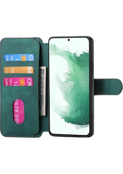 Galaxy S22 Artı Kart Standı Cüzdan Retro Mıknatıs Için Flip Case (Yurt Dışından) indirimleri