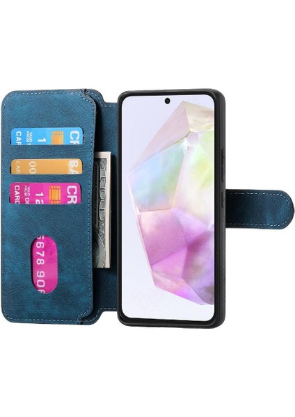 Galaxy A35 5g Için Flip Case Cüzdan Kart Standı Retro Mıknatıs (Yurt Dışından) modelleri