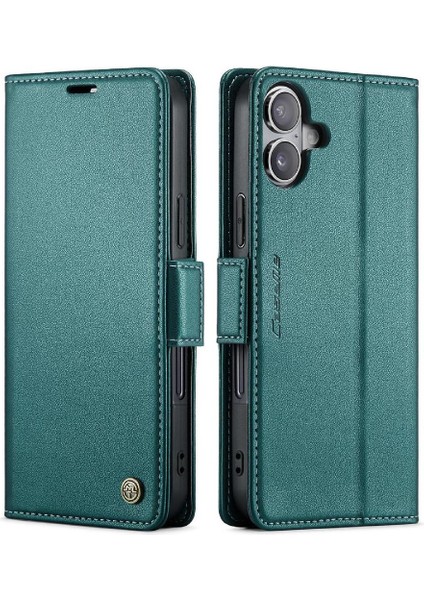 IPhone 16 Için Flip Case Artı Cüzdan Kılıf Darbeye Vaka Kickstand Anti (Yurt Dışından)