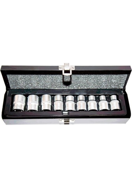 9 Parça 1/2" E Tipi Torx Lokma Seti Crv NCSET12E