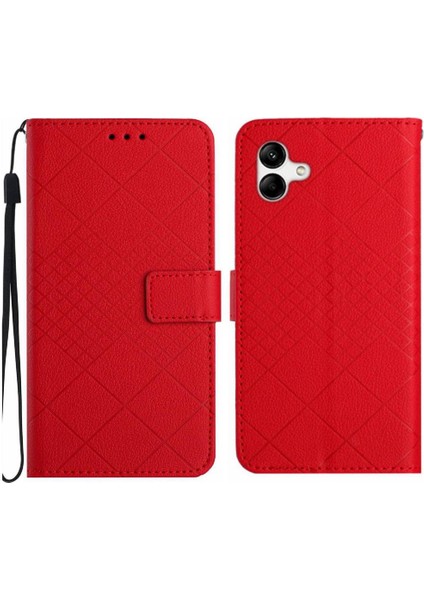 Samsung Galaxy A06 Için Flip Case Kart Yuvası Standı Cüzdan Pu Deri Kapak (Yurt Dışından)