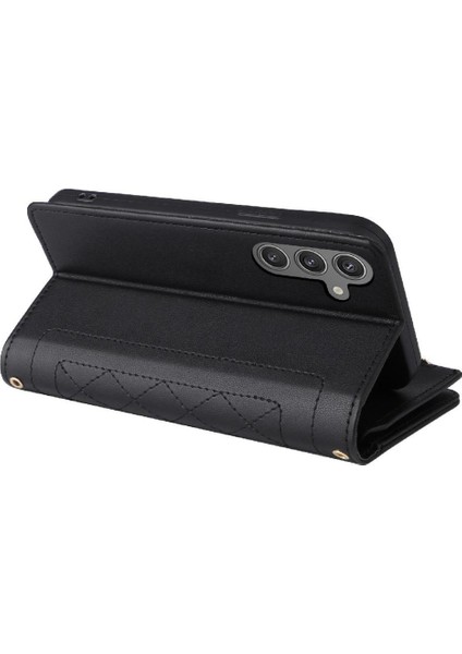 Galaxy S24 Darbeye Cüzdan Kayış Kart Yuvaları Için Flip Case (Yurt Dışından) modelleri