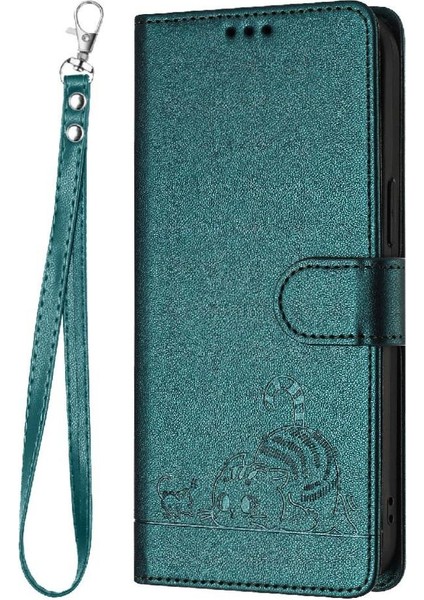 Samsung Galaxy S23 Artı Kart Yuvası Tutucu Için Kickstand Kedi Rfıd Flip (Yurt Dışından)