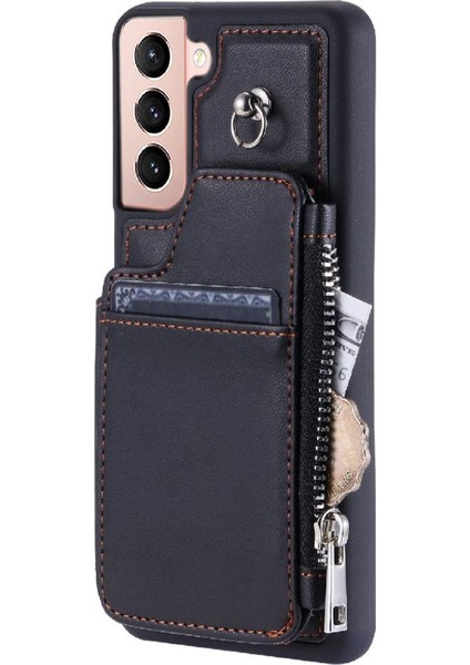 Galaxy S22 Rfıd Engelleme Kickstand 3 Büyük Kart Pu Için Cüzdan Kılıf (Yurt Dışından) indirimleri