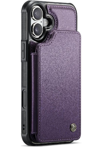 IPhone 16 Için Flip Case Kart Tutucu Rfıd Engelleme Ince Darbeye Durumda Pu (Yurt Dışından) modelleri