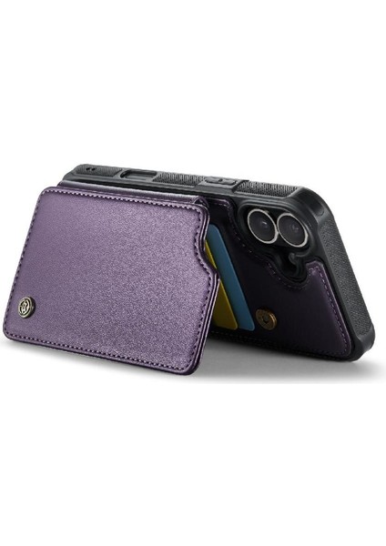 IPhone 16 Için Flip Case Kart Tutucu Rfıd Engelleme Ince Darbeye Durumda Pu (Yurt Dışından) fırsatları