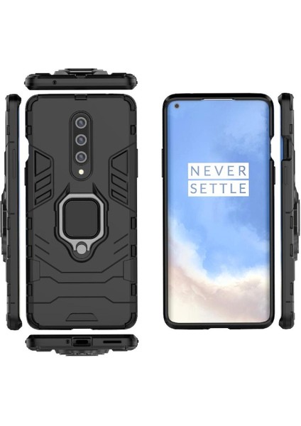 Oneplus 8 Askeri Sınıf Koruma Halkası Için Halka Araba Montaj Kickstand Durumda (Yurt Dışından)