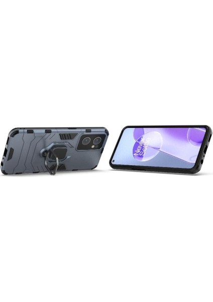 Oneplus Nord Ce 2 5g Askeri Sınıf Yüzük Için Halka Araba Montaj Kickstand Durumda (Yurt Dışından)