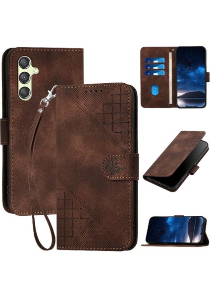 Galaxy A24 4g Için Flip Case ve Kredi Kartı Yuvası Yüksek Kalite Kılıf (Yurt Dışından)
