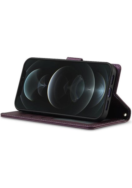 IPhone 11 Için Flip Case Pro Bölünmüş Deri Cüzdan Telefon Kapak Pu Deri 2 (Yurt Dışından)