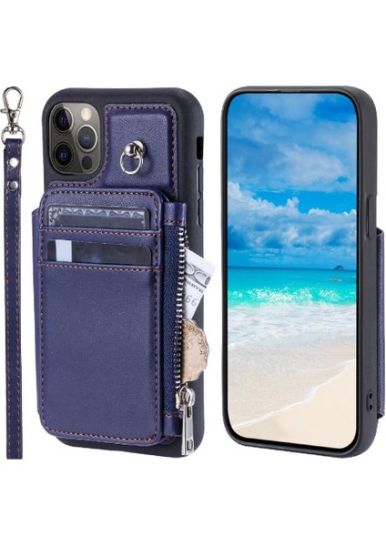 Cüzdan Kılıf IPhone 11 Pro Max 3 Büyük Kart Rfıd Engelleme Flip Folio Pu (Yurt Dışından)