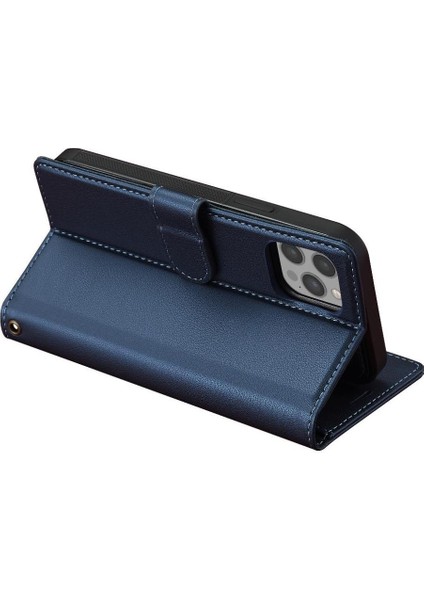 IPhone 11 Için Flip Case Pro Max Bölünmüş Deri Cüzdan Telefon Kapak 2 In 1 Pu (Yurt Dışından)