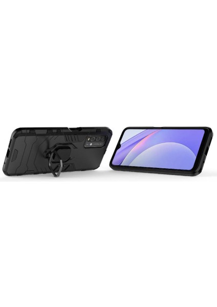 Halka Araba Montaj Kickstand Vaka Xiaomi Redmi Için Not 9 4g/redmi 9t Askeri (Yurt Dışından) fiyatları