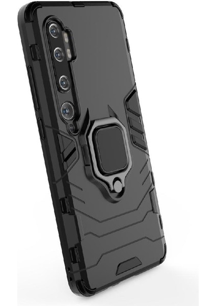 Halka Araba Dağı Kickstand Vaka Xiaomi Mi Cc9 Pro Askeri Sınıf Metal (Yurt Dışından)