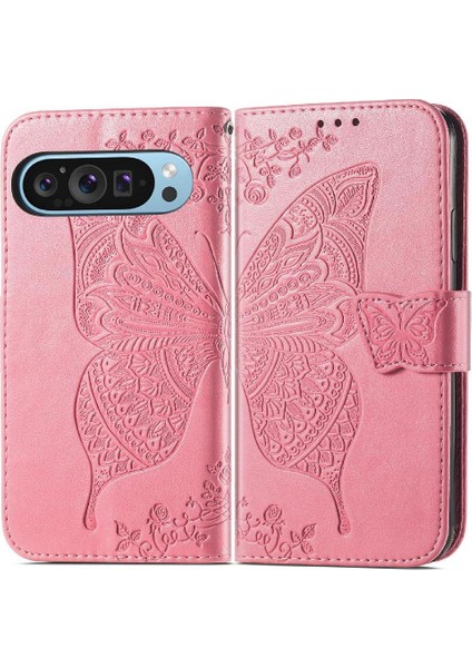 Google Pixel 9 Pro Xl Kelebek Cüzdan Iş Kanadı Için Flip Case (Yurt Dışından)