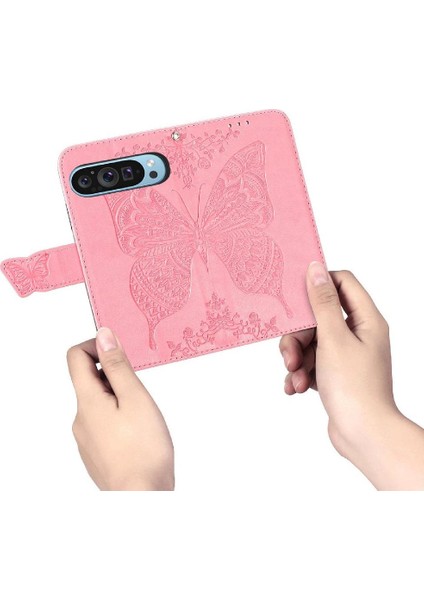 Google Pixel 9 Pro Xl Kelebek Cüzdan Iş Kanadı Için Flip Case (Yurt Dışından)