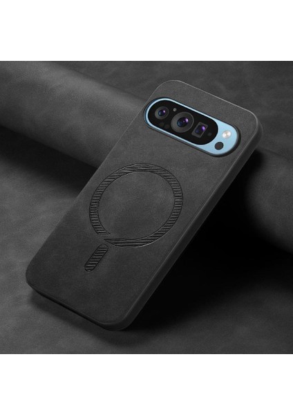 Google Piksel 9 Pro Xl Magsafe Araç Mounts Kablosuz Şarj Için Flip Case (Yurt Dışından)